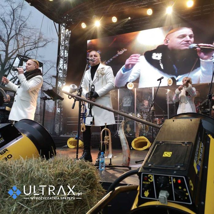 Ogrzewanie sceny i obiektów – wynajem nagrzewnice promienniki