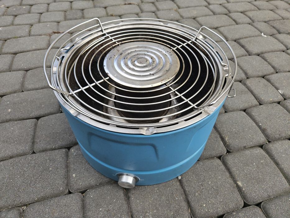 Grill bezdymny Quigg. Grill z nawiewem