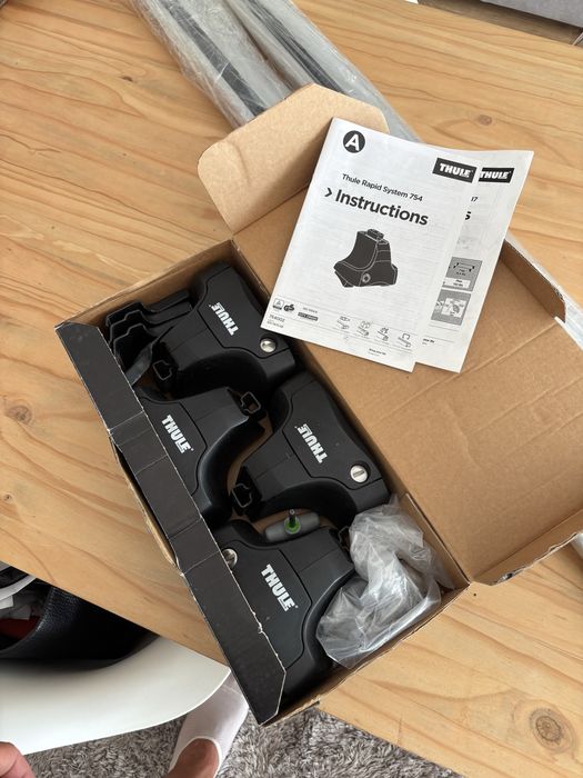 Barras thule + kit rapid system