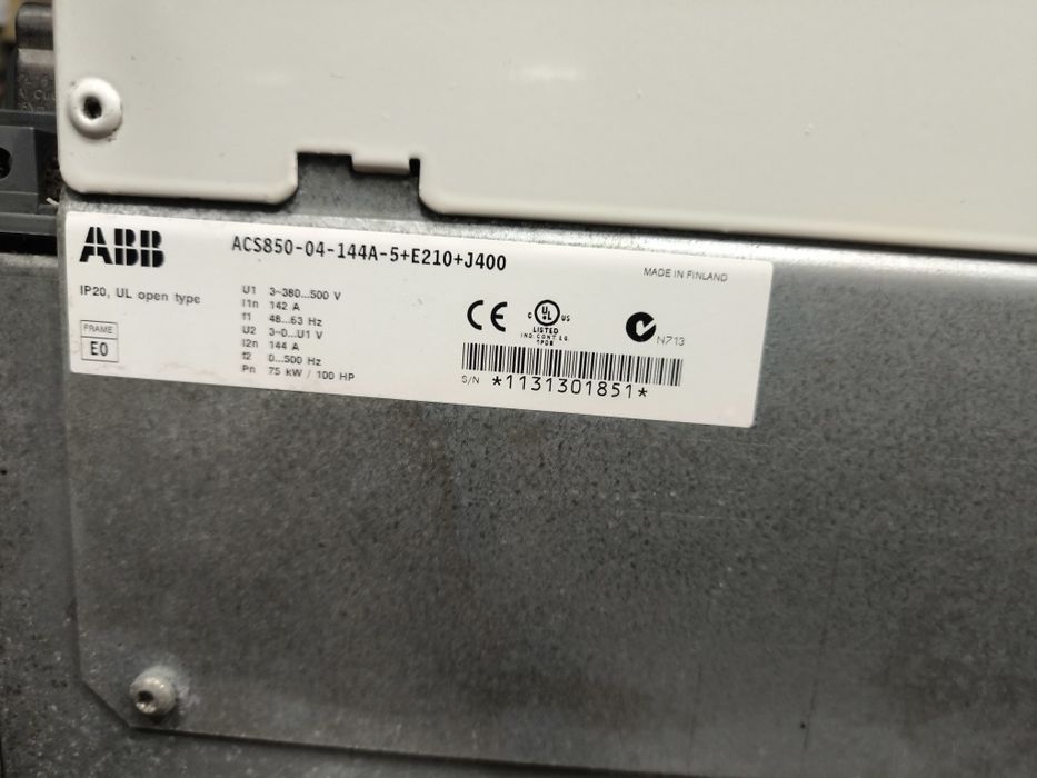 Falownik 75kW ABB ACS850-04-144A-5+E210+J400 Stan idealny!