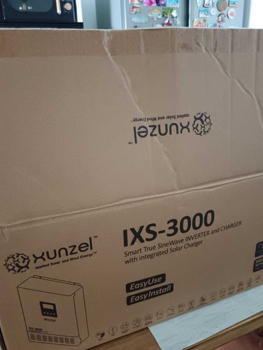Inversor Xunzel e 2 baterias sistema fotovoltaico