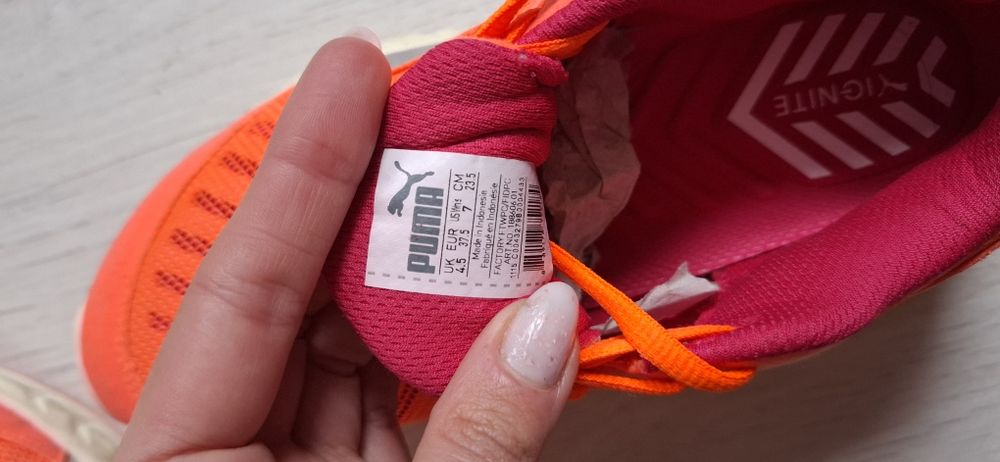 Кросівки Puma 37 розмір помаранчеві кроссовки