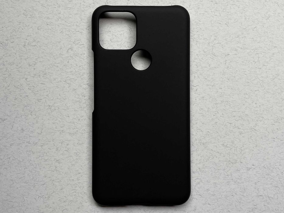 Google Pixel 5 чохол матовий пластик чорний тонкий BLACK чехол