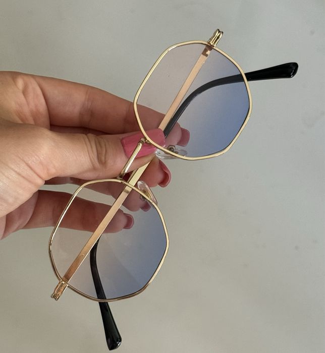 Модні окуляри. Octagon. Окуляри з градієнтом. Сонцезахисні окуляри.