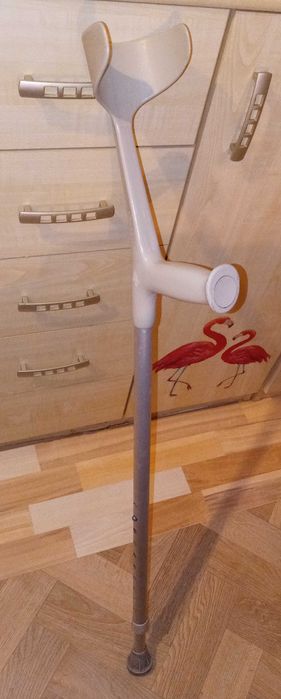 Kula ortopedyczna, laska, kula łokciowa regulowana.