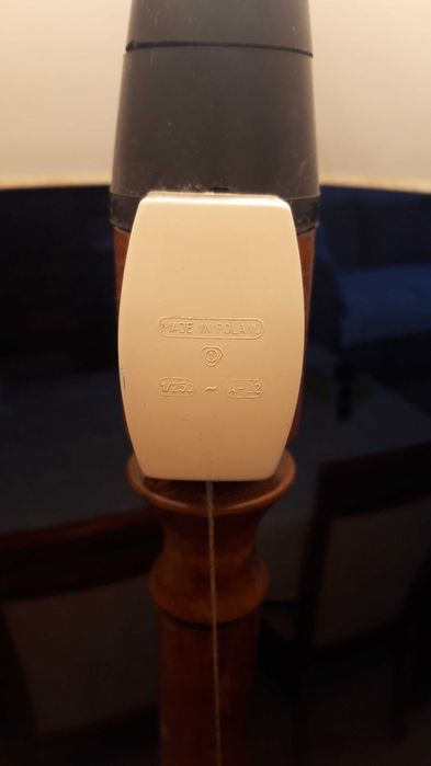 Lampa PRL zabytek, drewno. Made in Poland. 50 lat.