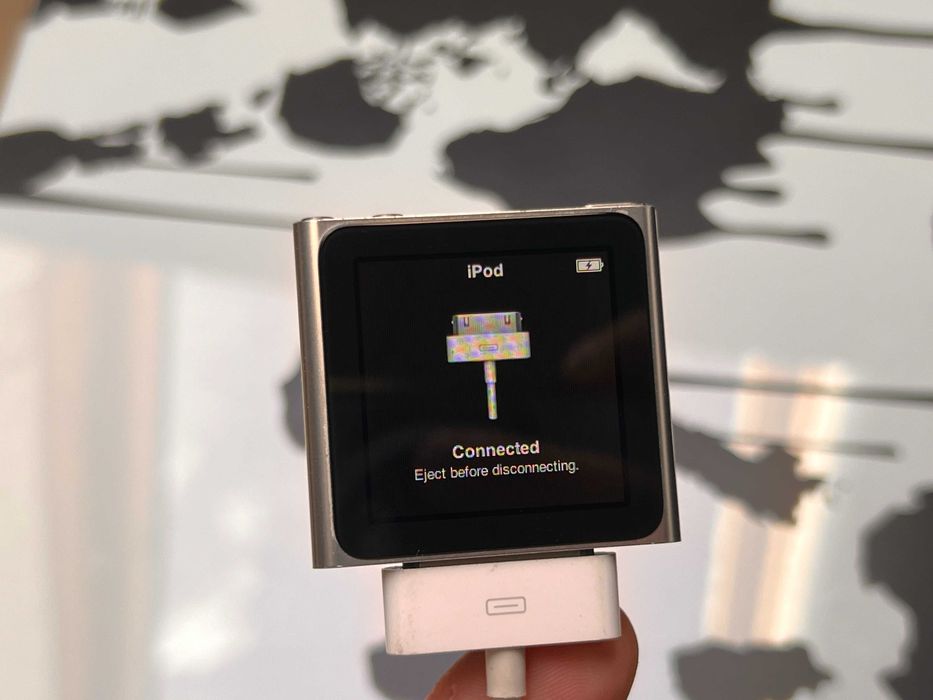 Apple iPod Nano 6 gen A1366 Silver |Classic mini walkman touch 60gb 30 gb mac iphone|