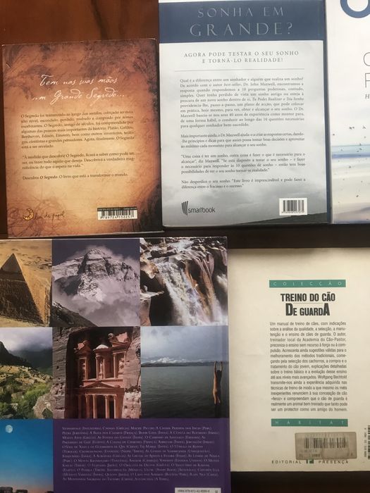 Livros variados • Autoajuda, Viagens • desde 3€