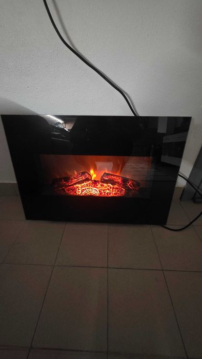 Lareira elétrica de parede Classic Fire Memphis AJ140