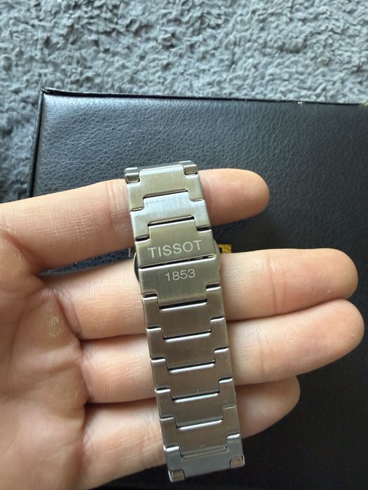 Zegarek Męski Tissot PRX 40mm Quartz Srebrny, Zielona Tarcza
