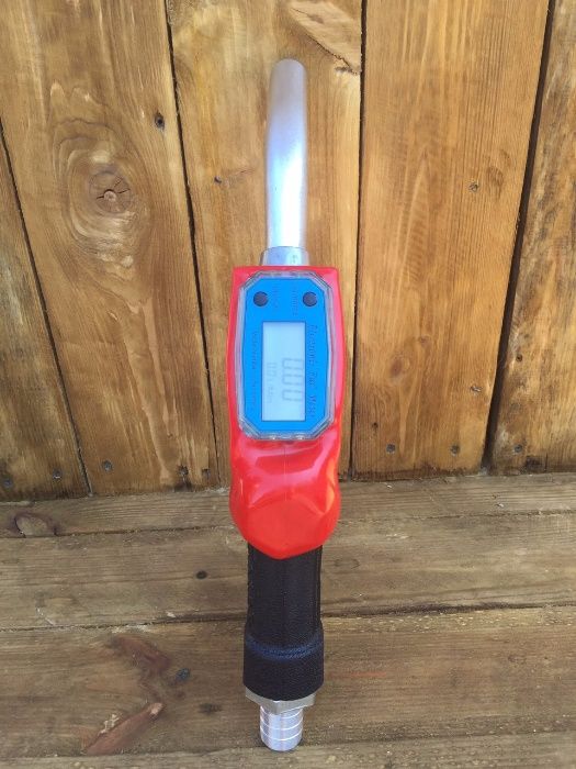 Пистолет заправочный с электро счетчиком, учет топливо, расходомер.