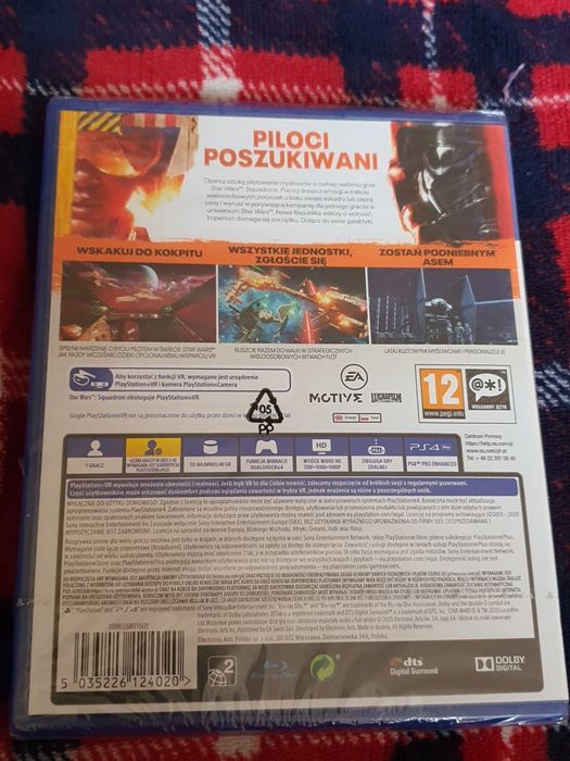 Gra na Playstation 4,5 STAR Wars Squadrosn nowa folia