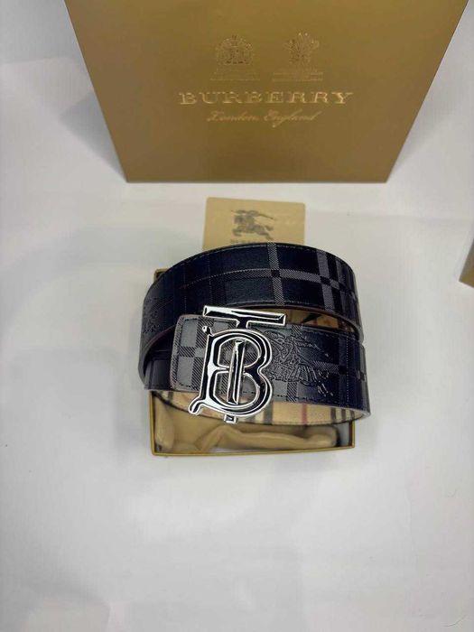Ремінь Burberry belt | Ремень Барбери | Двосторонній