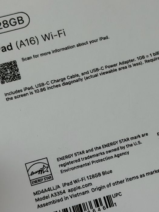 Apple iPad 2025 Wi-Fi 256Gb Blue/Yellow/Pink/Silver, 128Gb+5G Blue. Нові запаков