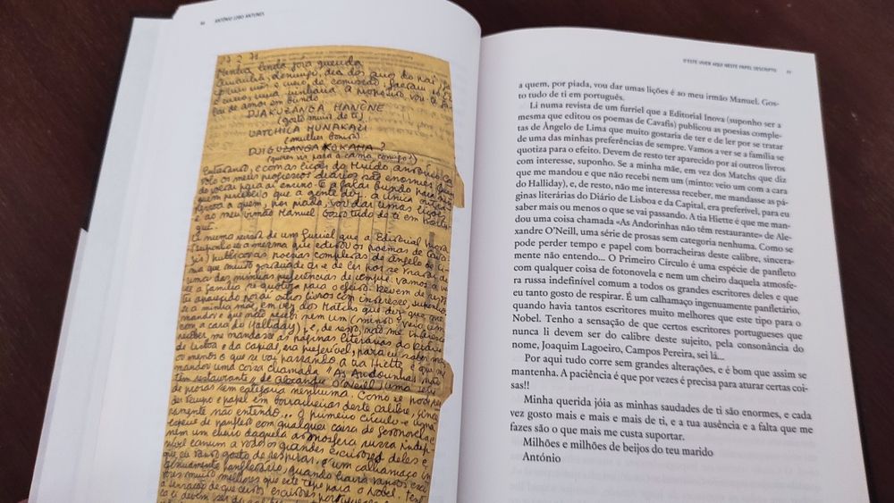 António Lobo Antunes - Cartas da Guerra - capa dura