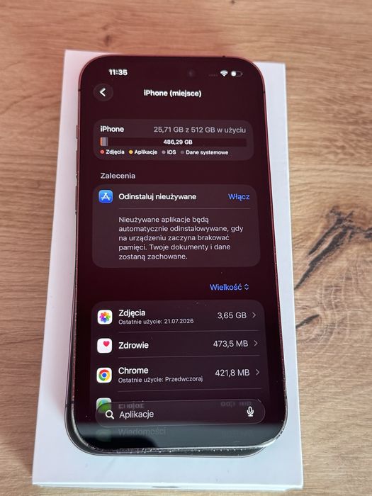 Iphone 14 PRO fioletowy   |     512 GB    |     100% kondycjii  |