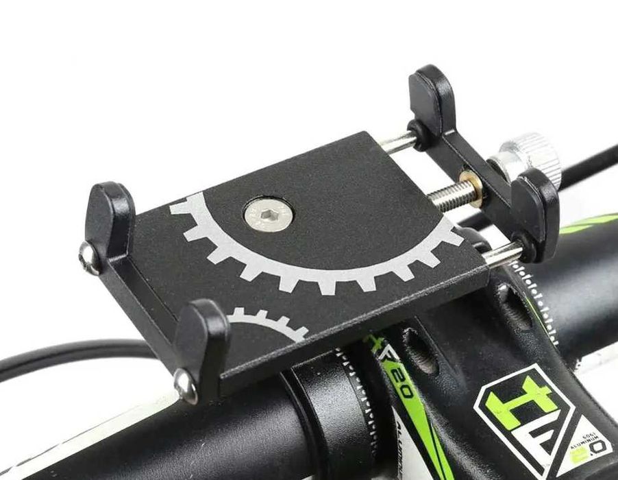 Uchwyt rowerowy do telefonu na telefon nawigację aluminiowy