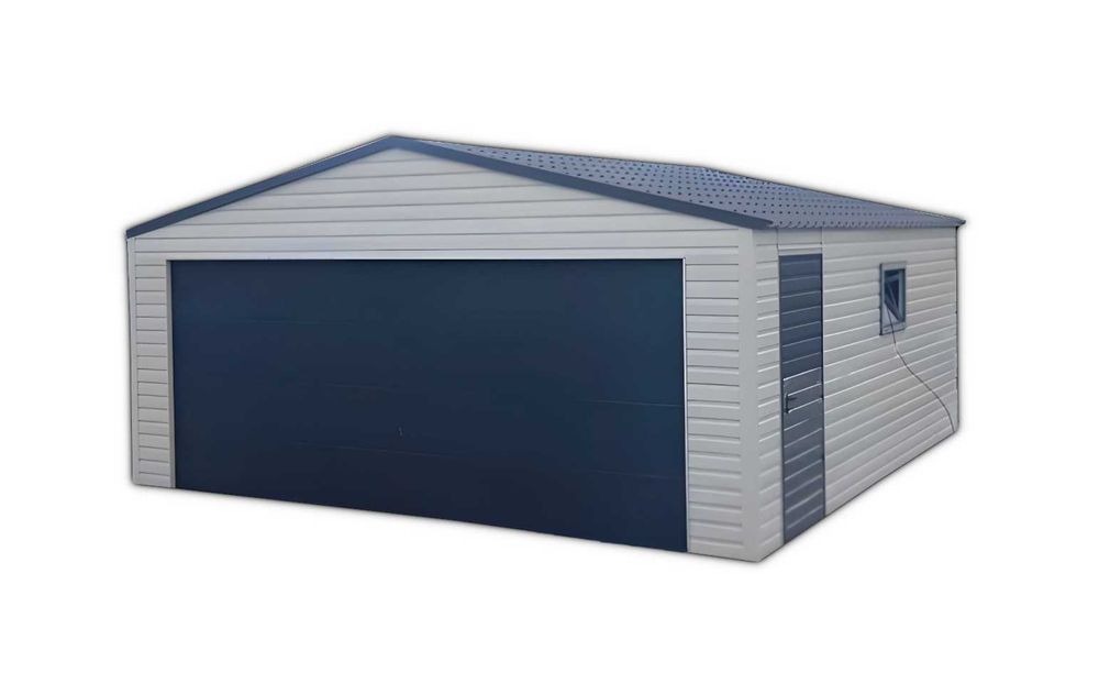 Garaż Blaszany z bramą segmentową 6x5m od PRODUCENTA!