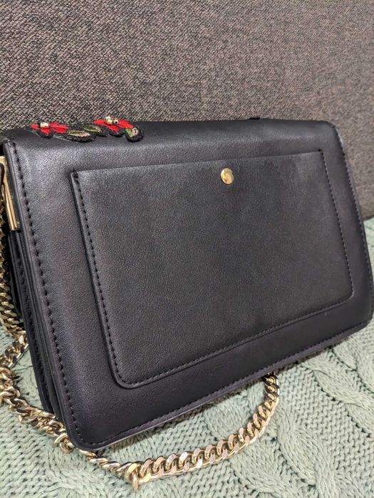 сумка клатч Mango екошкіра квіти вишивка в чудовому стані Манго