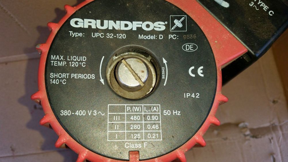 Pompa Grundfos UPC 32-120 +puszka z ups