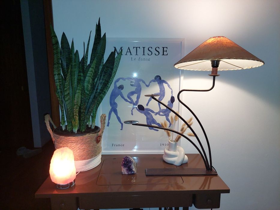 Italian lamp with sailboat motif