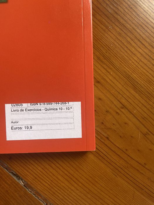 Exercícios de Química de 10° ano
