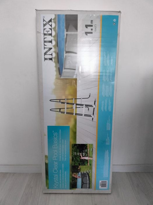 Drabinka basenowa Intex dwustronna 1,1m