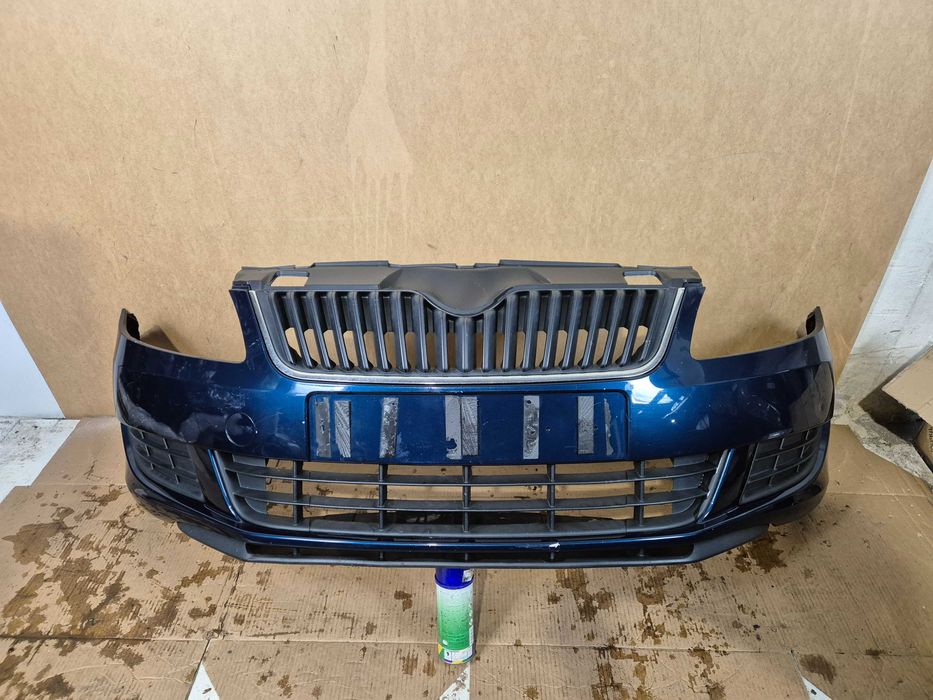 Skoda Fabia II lift zderzak przedni przód.