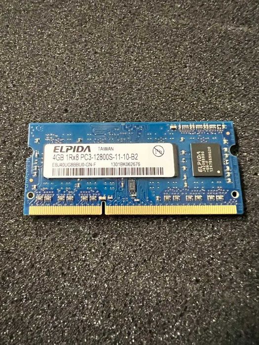 RAM Portátil 6GB DDR3 SODIMM 1600MHz - 4GB Elpida + 2GB Samsung