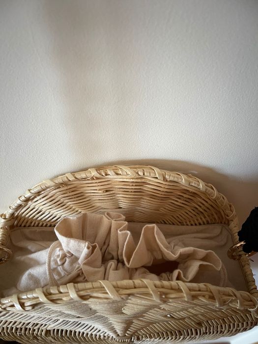 Bolsa de ráfia de Mango