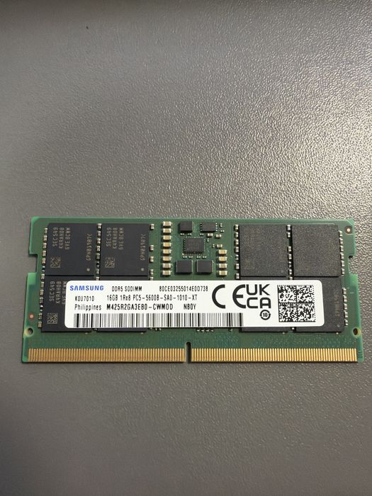 Pamięć RAM DDR5 16GB (1x16GB) Samsung M425R2GA3EB0-CWMOD 5600MHz SO-DIMM