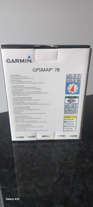 Garmin GPSMAP 78 — quase novo, sem marcas de uso e em caixa original
