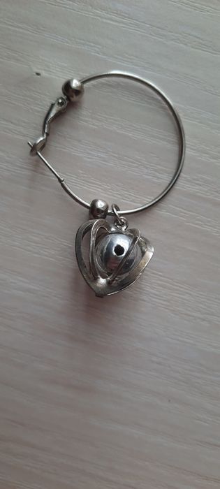 Серёжки посеребренные