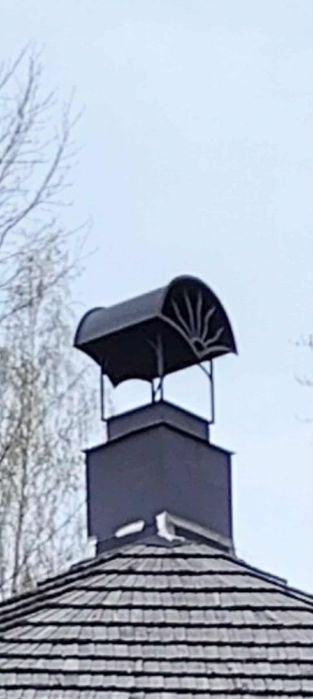Komin stalowy wykonany przez rzemieślnika