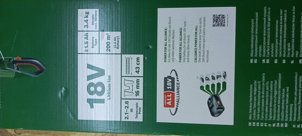 Nożyce na wysięgniku Bosch 3600 HB3 001