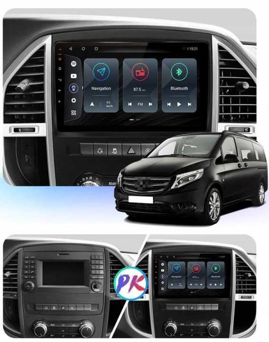 Radio android carplay MERCEDES W447 14r-20r WIFI 2GB 64GB