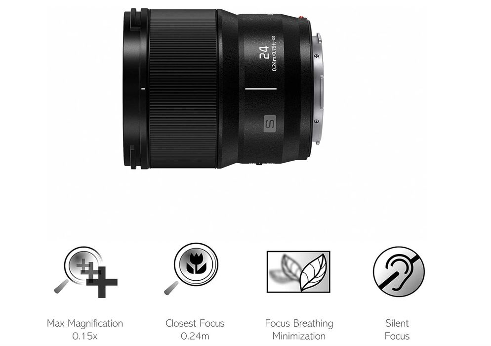 Panasonic Lumix S 24mm f/1.8 - Nova SELADA c/ garantia nacional