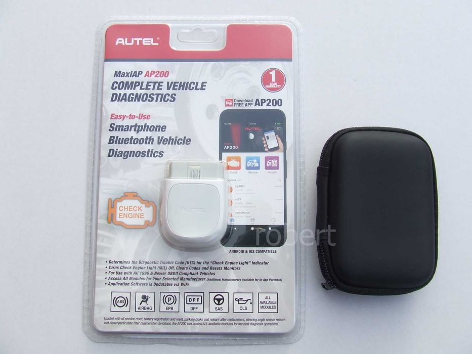 Interfejs Autel AP200 Etui Smartfon Tablet pełna diagnostyka 1 marka
