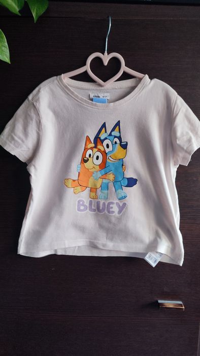 Krótka bluzka dziewczęca Bluey 134.