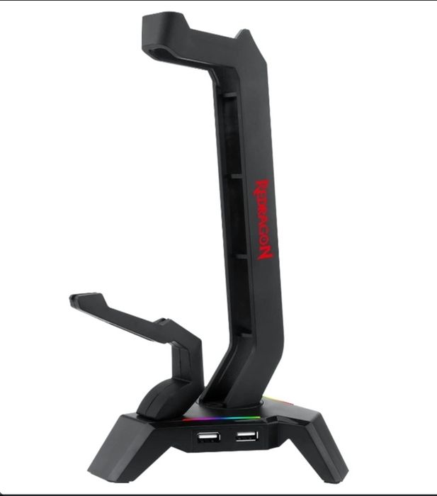 Redragon Scepter Elite HA311 RGB – Uchwyt na słuchawki + Mouse Bungee + Hub USB – Stan idealny