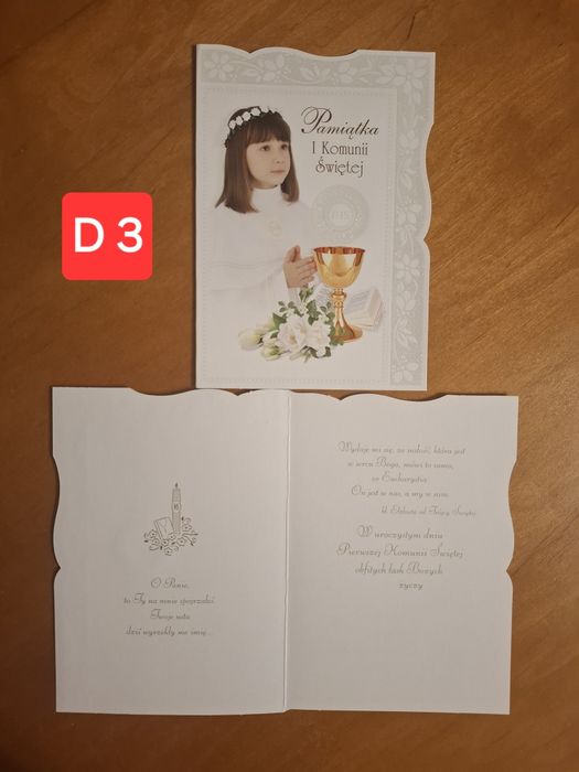 Kartka Pamiątka I Komunii Świętej