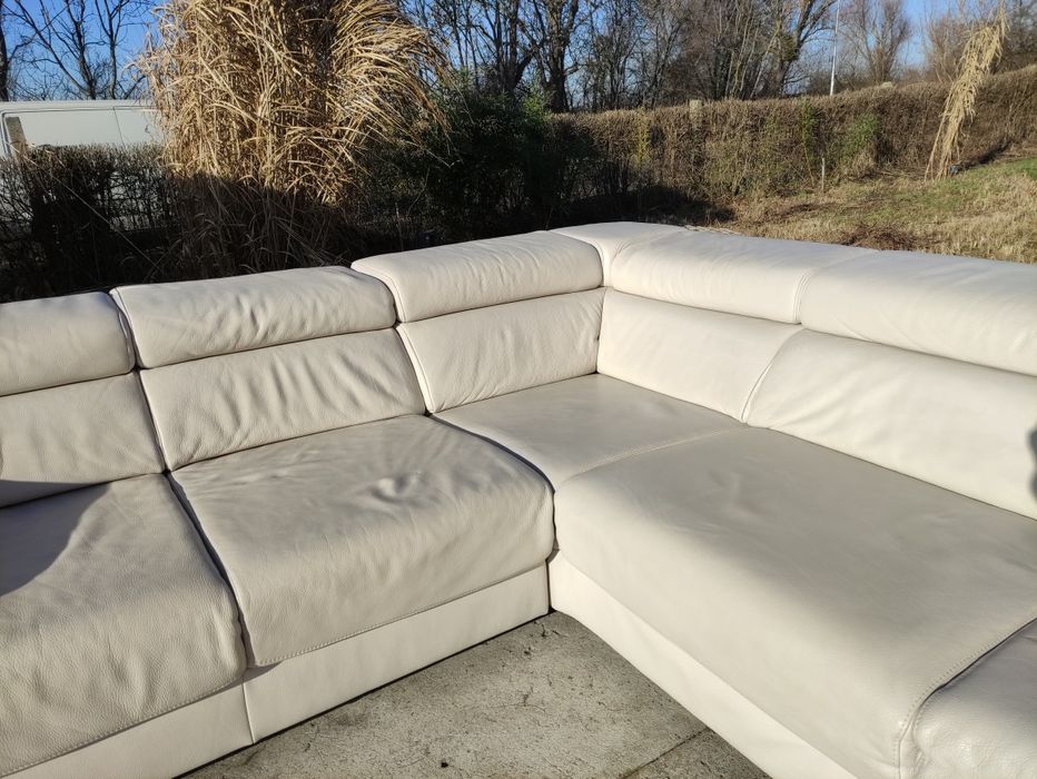 Skórzany narożnik/ rogówka/wypoczynek-skóra naturalna! Ewald Schillig