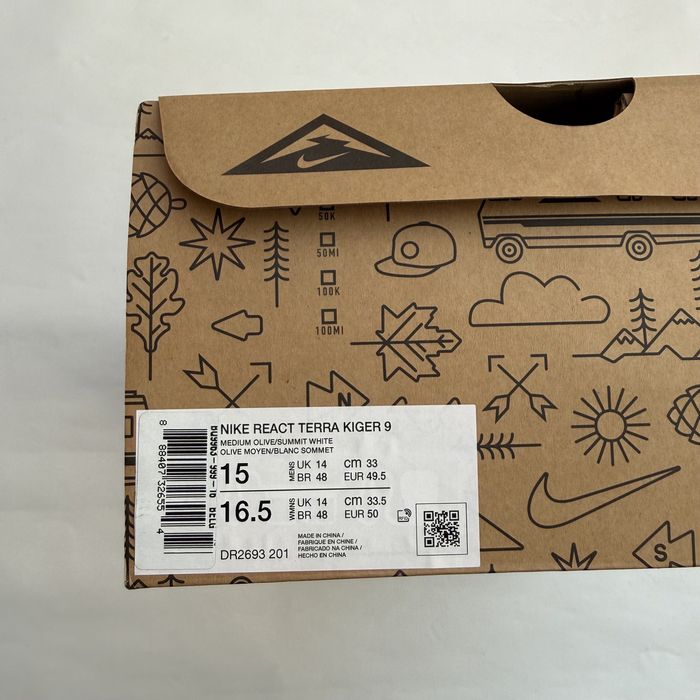 Нові Кросівки Nike React Terra Kiger 9 (Розмір 49.5) DR2693-201