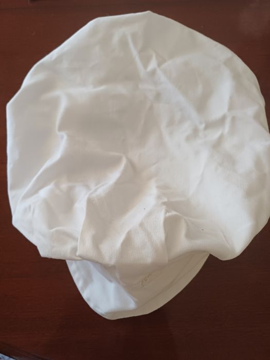Touca de cozinha branco com elástico