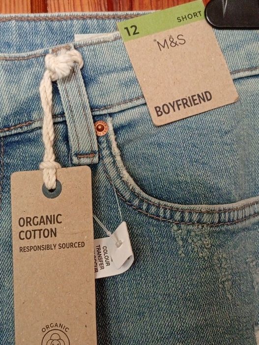 M & S Джинсы бойфренды стрейч осень