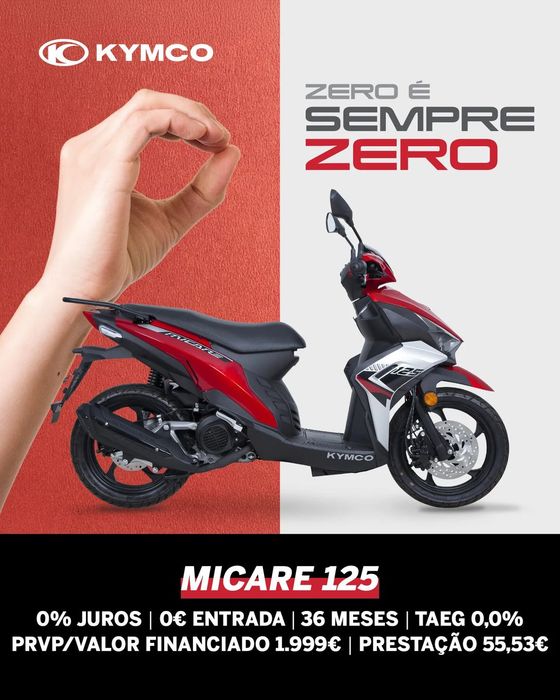 Kymco Micare 125 (FINANCIAMENTO 0% JUROS)