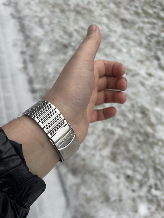 Top Zegarek Swatch SR936SW Blue Edition/Desing Omega Unikat!