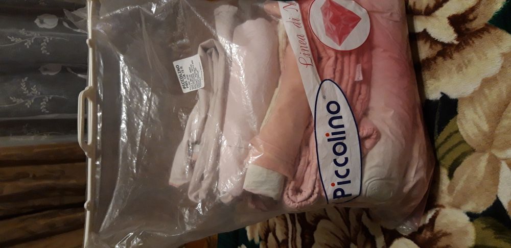 Постельный набор Piccolino. Одеяло подушка балдахин защита постел.бел