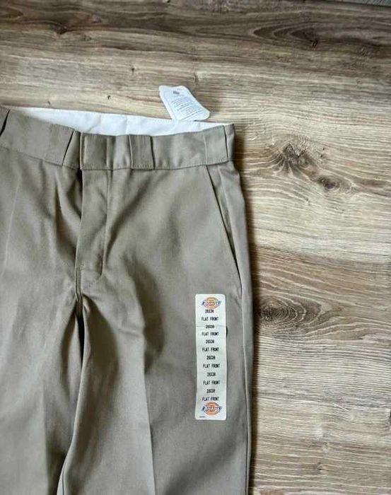 Spodnie Dickies chinos kremowe work pants nowe new