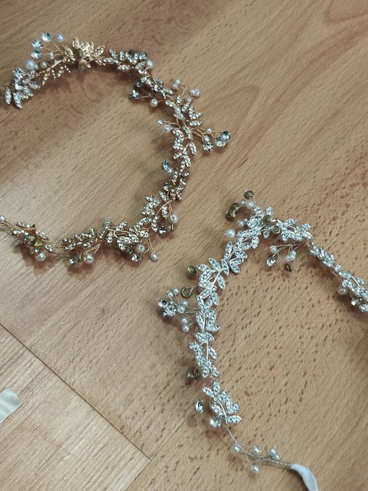 Ozdoby do włosów ślubne fryzura ślubna korona tiara